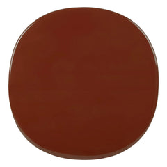 Gubi - Carmel ceramic side table, OEO Studio | Rust color