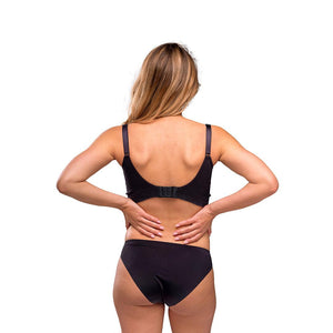 Carriwell Organic Maternity + Nursing Bra - Black-Nursing Bras-Black-Extra Large | Natural Baby Shower