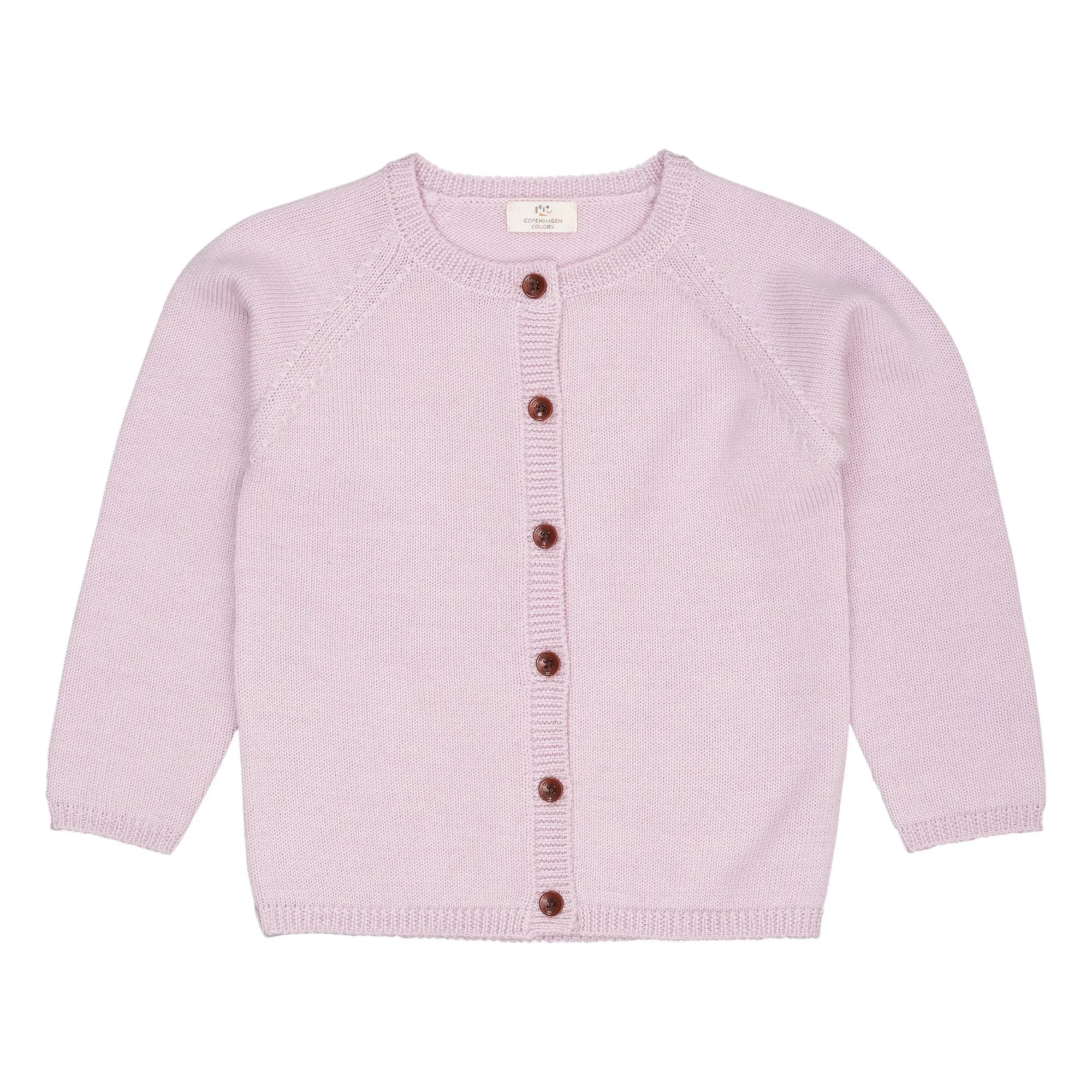 Copenhagen Colors - Merino Wool Cardigan | Lilac