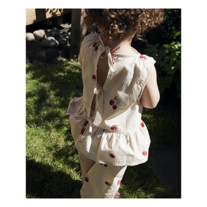 Fliink - Apple and Strawberry Top | Ecru