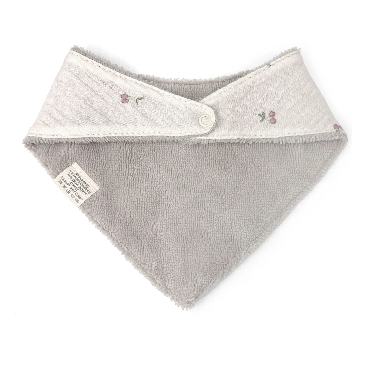 Babyshower - Cherry Bib Bandana | Ecru