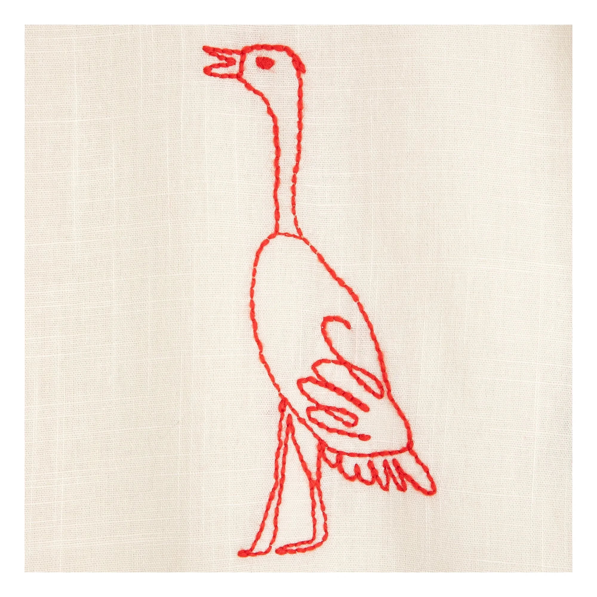 Bobo Choses - Organic cotton embroidered blouse | Cream
