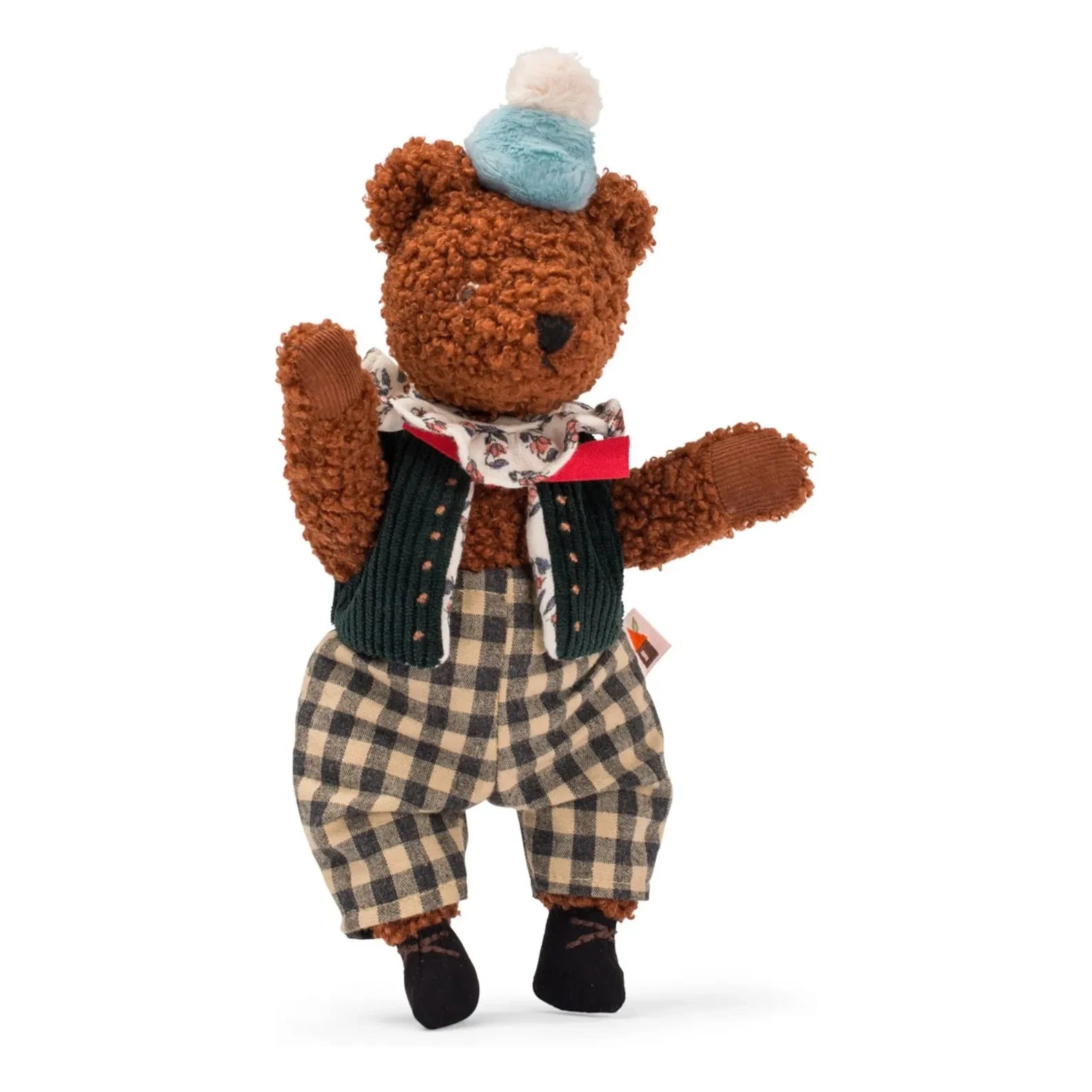 Moulin Roty - Baba Büyük Ayı peluş oyuncak kutulu | Kahverengi