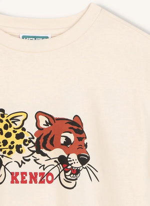 Kenzo - Kenzo Têtes Tigres Tişört | Beyaz