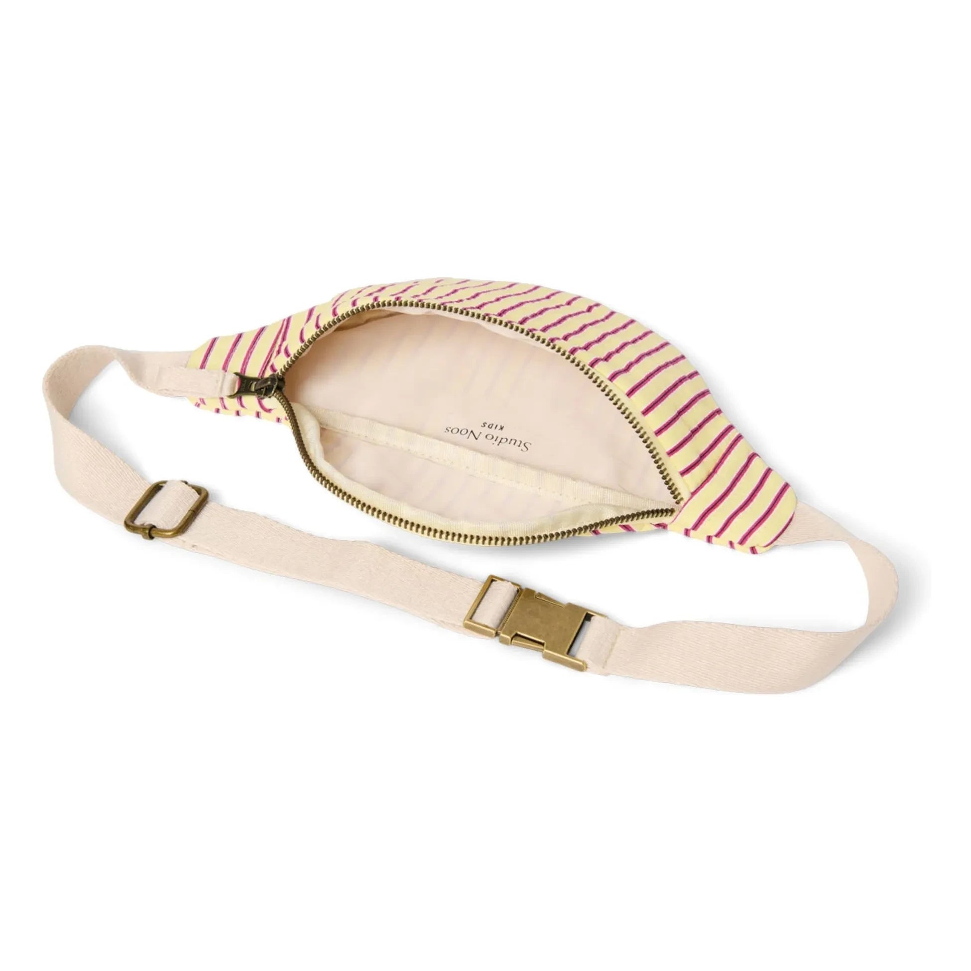 Studio Noos - Striped Children's Belt Bag | Pale Yellow