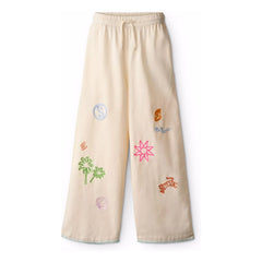 Molo - Alfie Minis Doodles Pants | Ecru