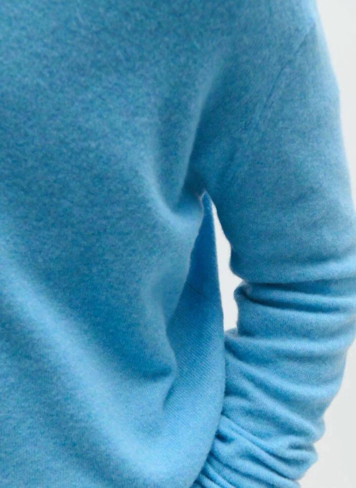 American Vintage - Raxow Wool Sweater | Speckled Blue