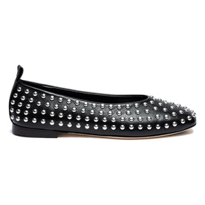 Odare - Alba Nappa Leather Ballerinas | Black