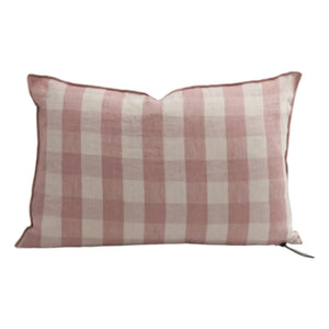 Maison de Vacances - Washed Linen Pillow Vichy Cottage | Rosewood