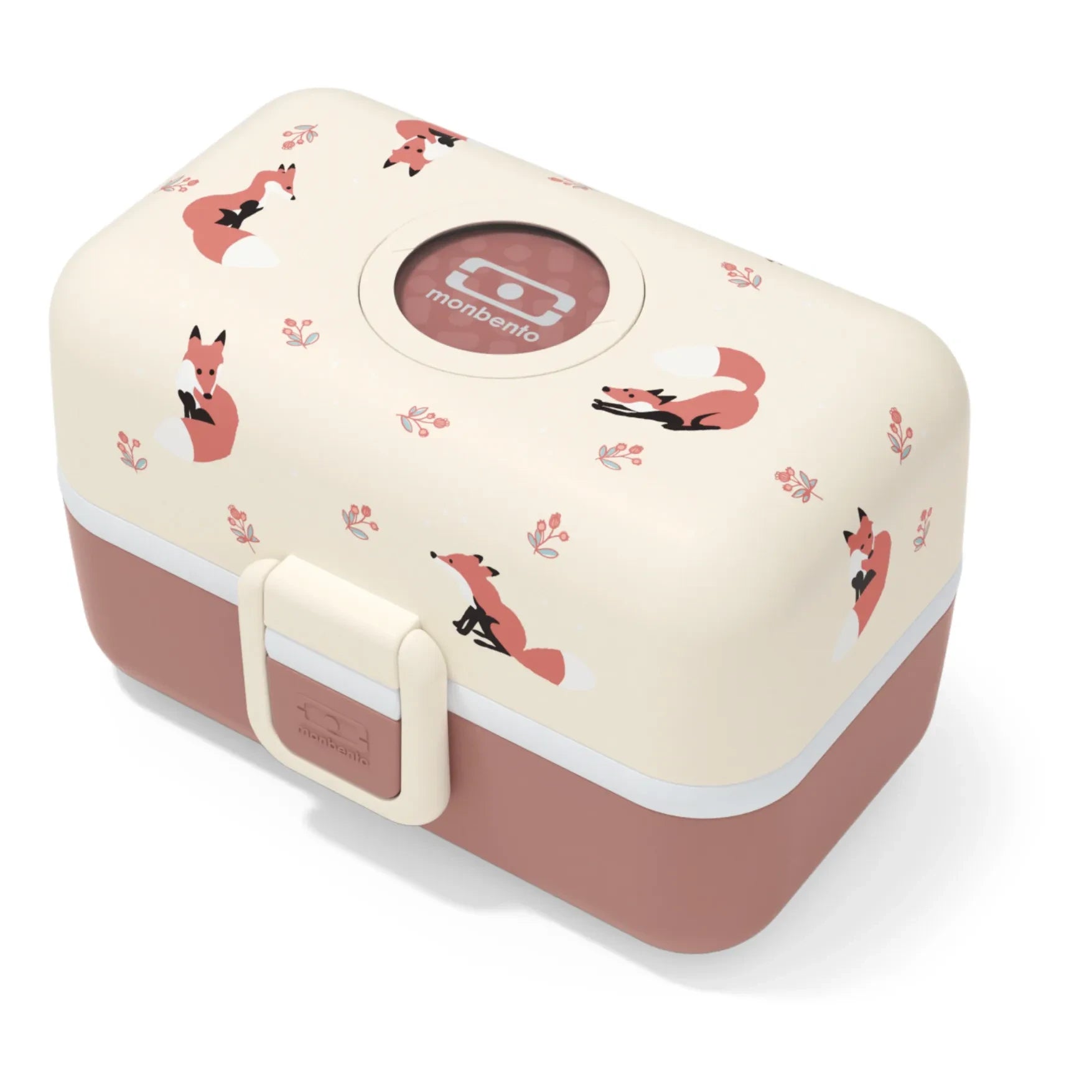 Monbento - MB Tresor Adjustable Kids Bento, 3 Compartments | Dust Pink