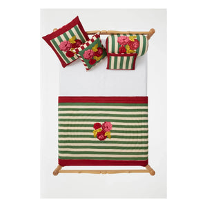 Lisa Corti - Nizam Striped Pillowcase | Green