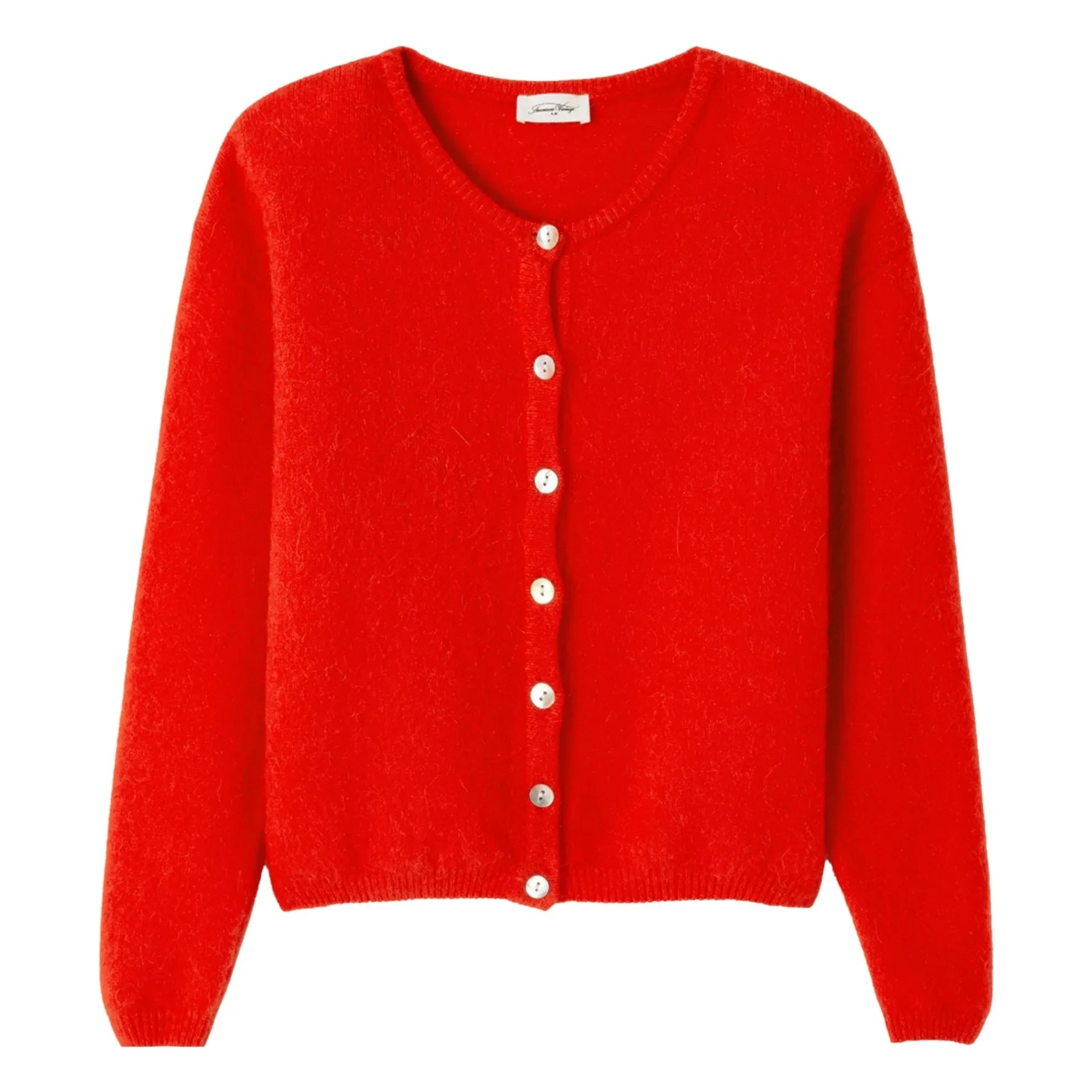 American Vintage - Vitow Alpaca and Wool Vest | Red