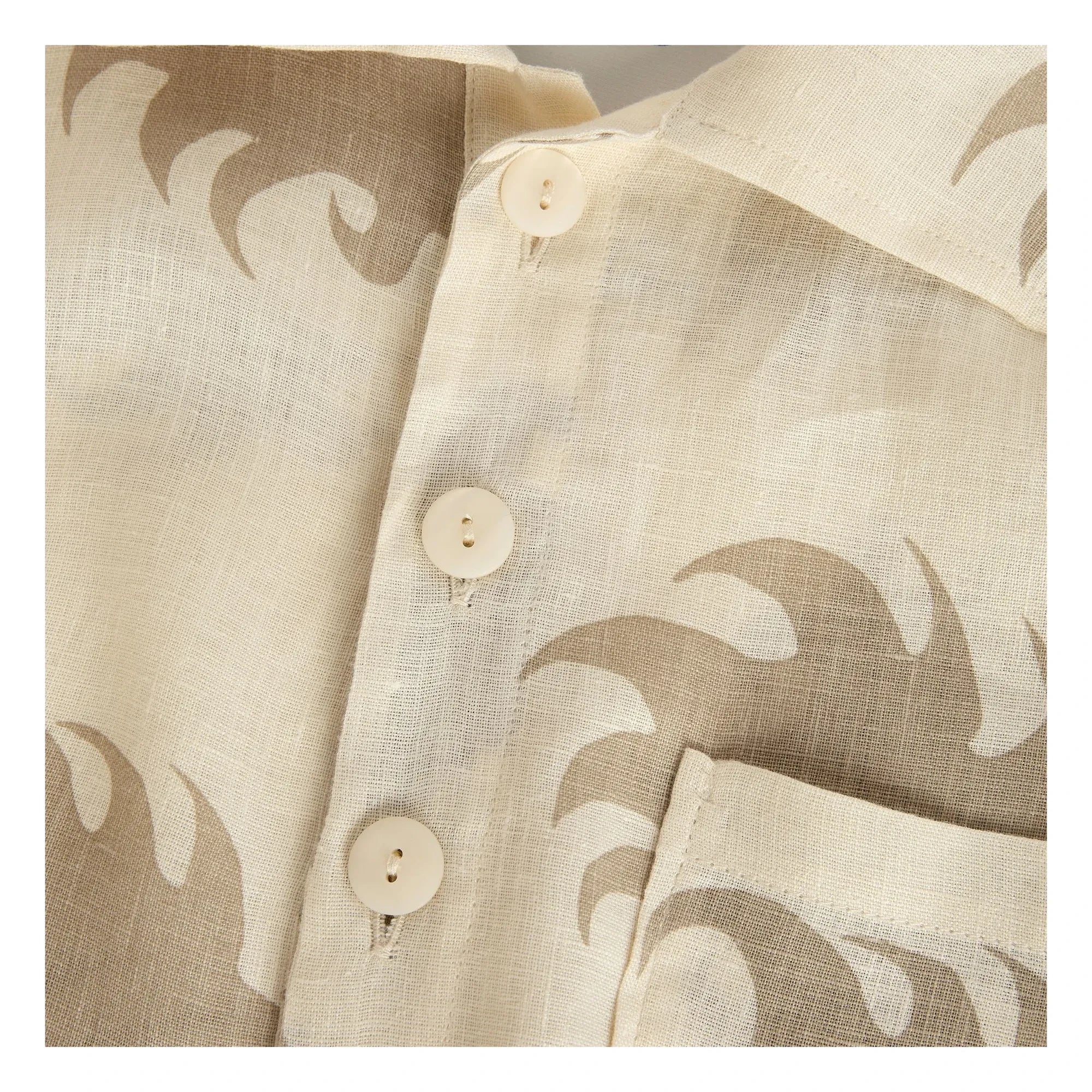 OAS - Hazel Ember Girona Linen Shirt | Beige