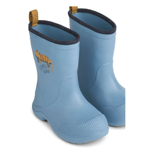 Liewood - Aston Tiger Rain Boots | Blue