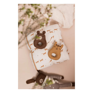 Main Sauvage - Teddy Rattle | Brown