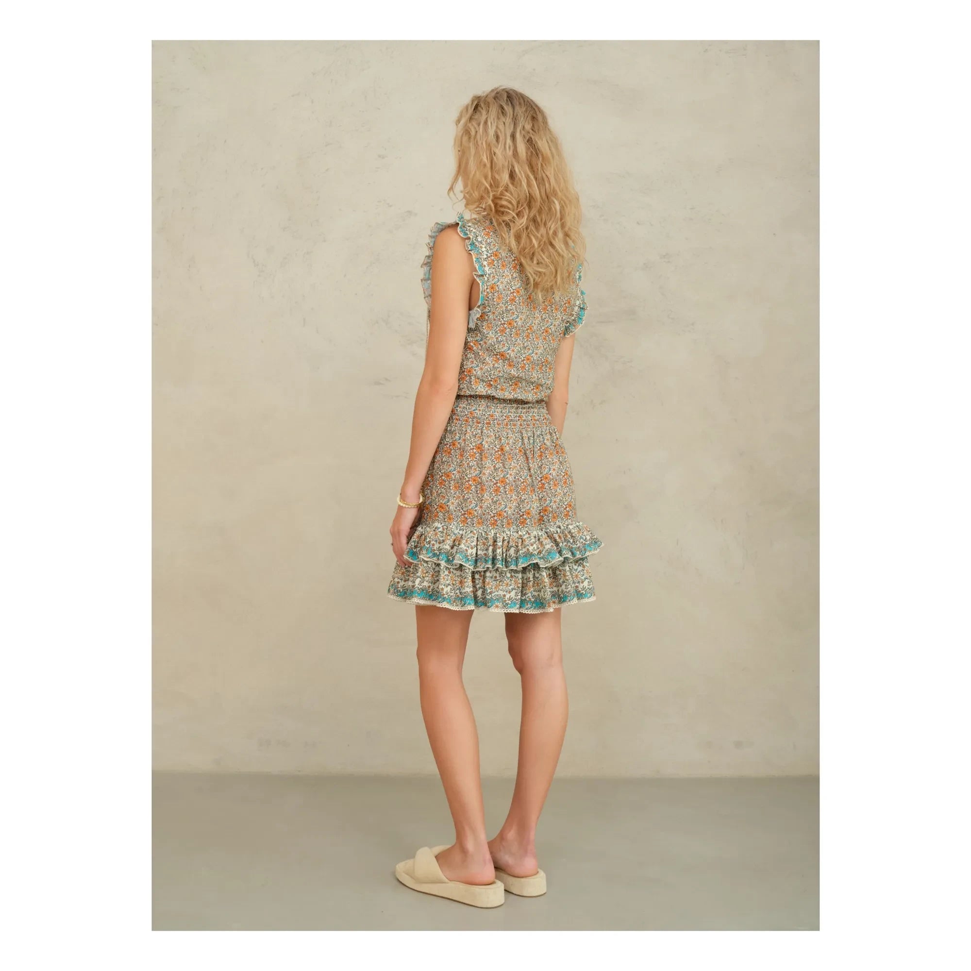 M.A.B.E. - Jaci Pamuk Dress | Orange