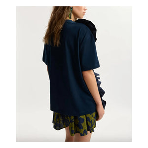 Essentiel Antwerp - Jidole Cotton T-Shirt | Blue
