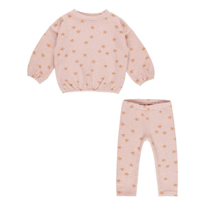 Rylee + Cru - Terry Sweat and Leggings Set | Pink