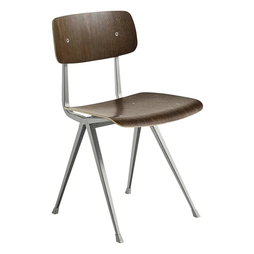 Hay - Result Smoked Oak Chair - Friso Kramer & Wim Rietveld Reproduction | Beige