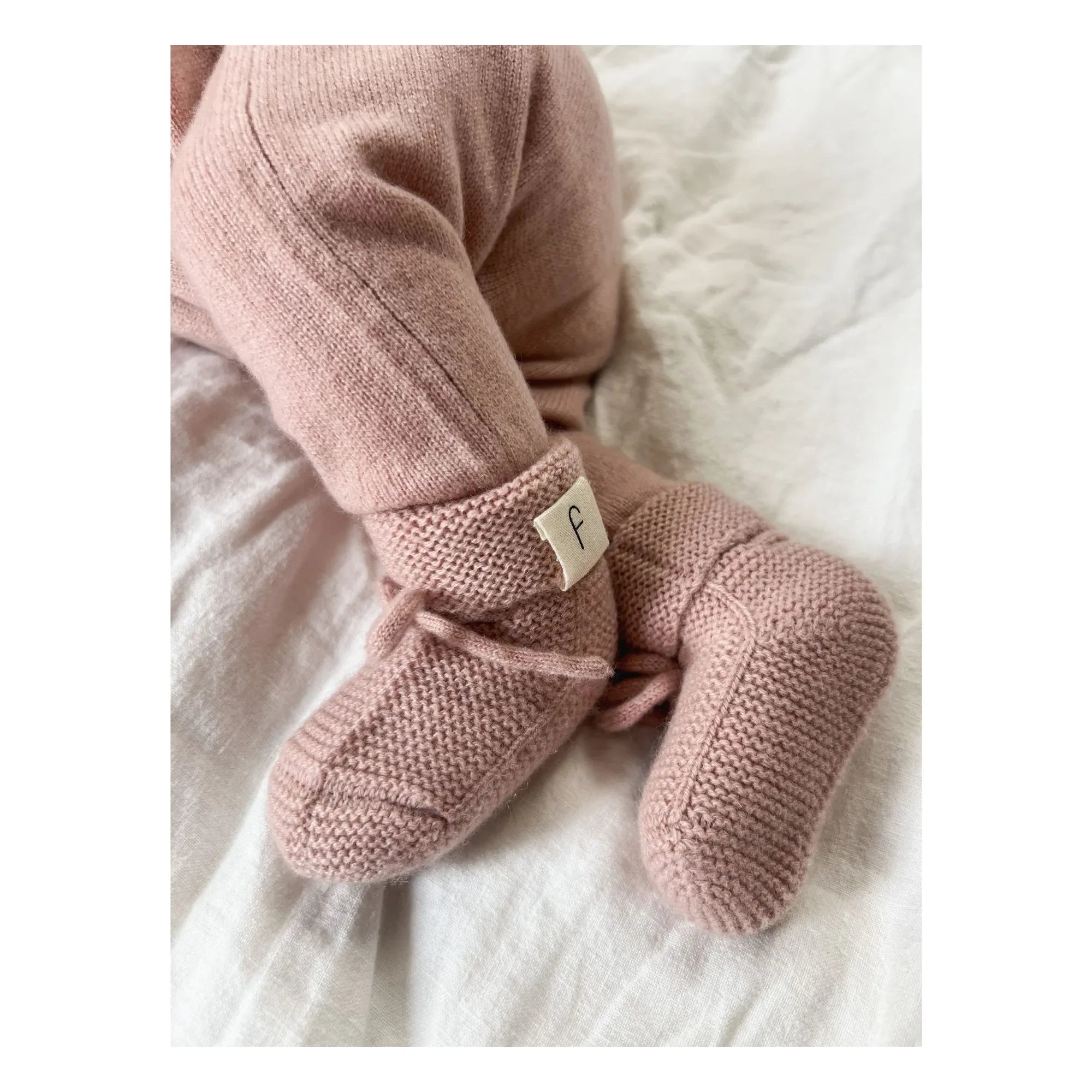 My Little Freckle - Organic Cashmere House Slippers | Pink