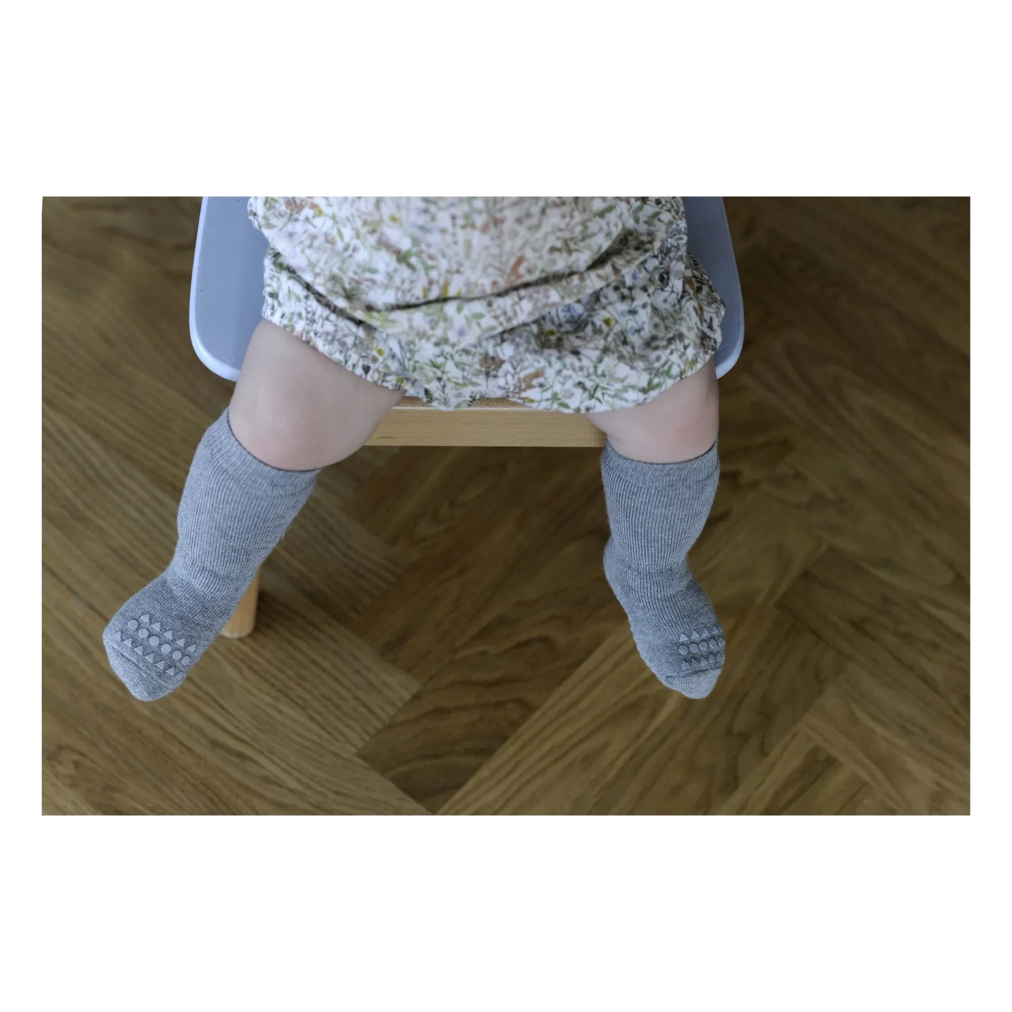GOBABYGO - Non-Slip Cotton Socks | Gray