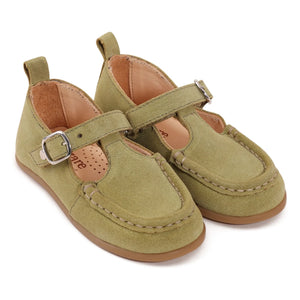 Lazare - Baby Olive Suede | Almond Green