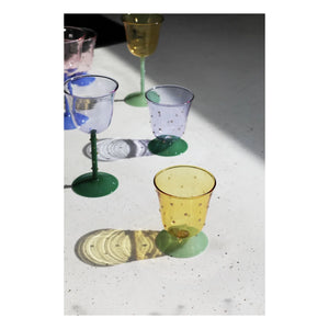 &Klevering - Dotted Glasses - Set of 2 | Pink