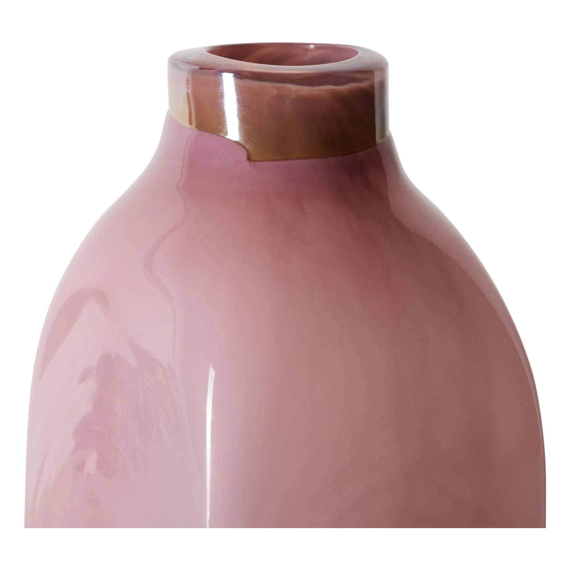 HKliving - Atelier L glass vase | Dusty pink