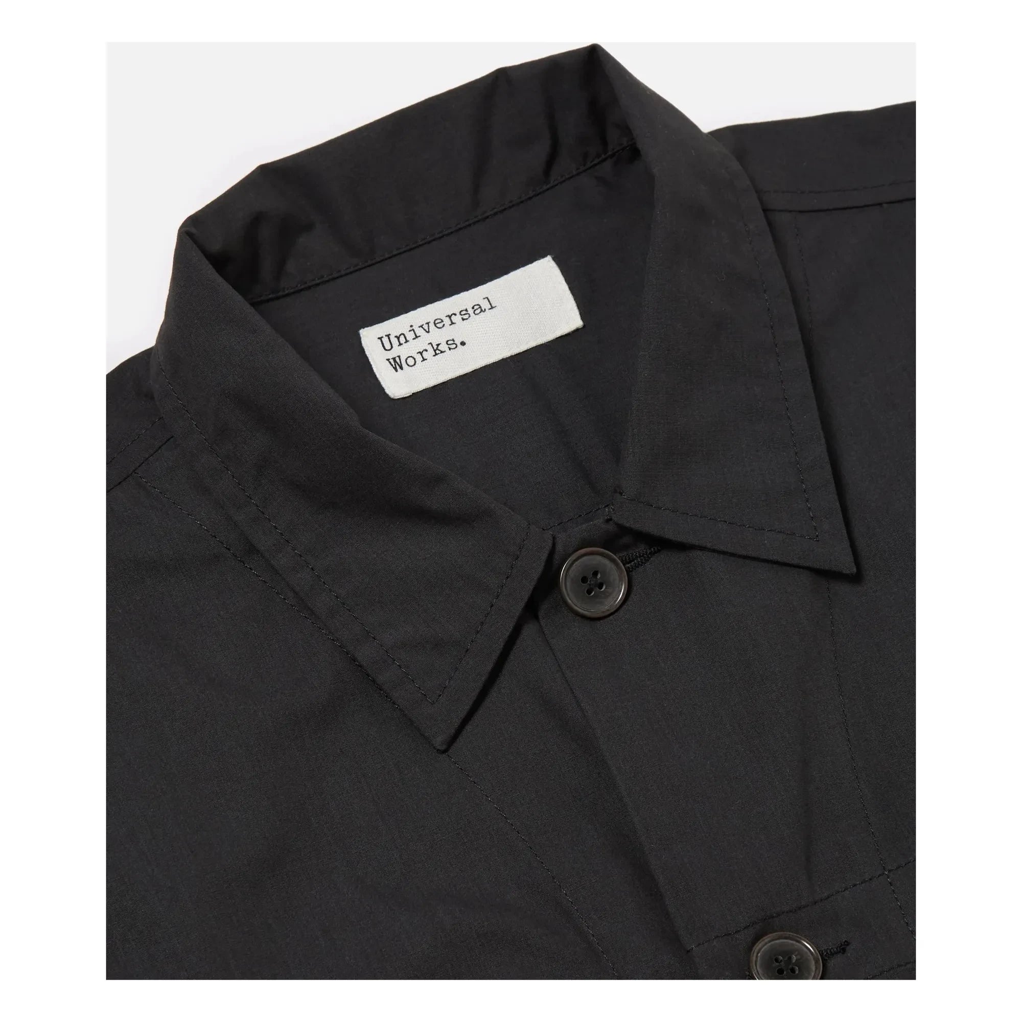 Universal Works - Recycled Fiber Tech Overshirt | Black
