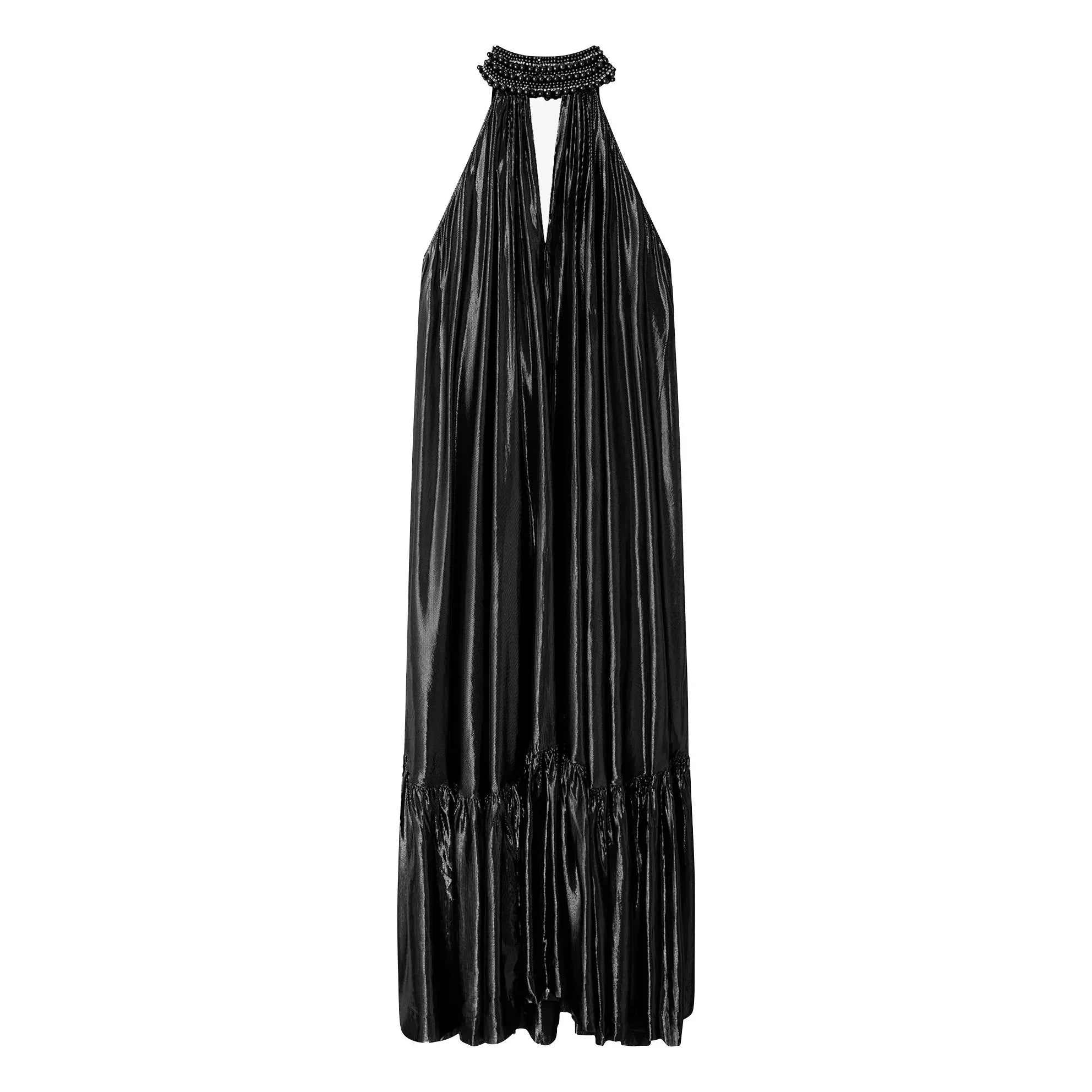 Mes Demoiselles - Lumon Metallic Dress | Carbon
