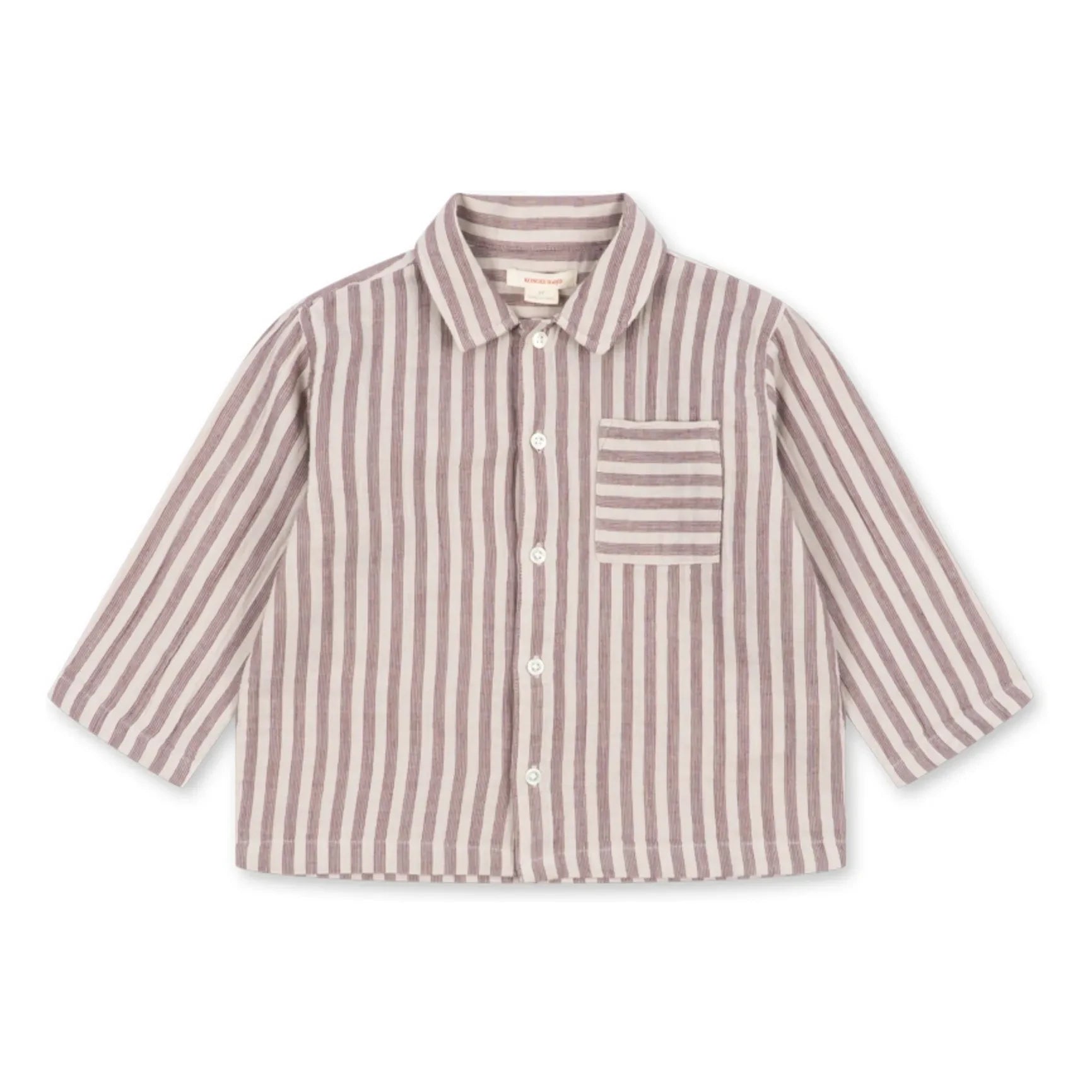 Konges Sløjd - Ely Striped Organic Cotton Shirt | Red