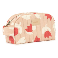 Nobodinoz - Hyde Park Tulip Waterproof Cosmetic Bag | Red