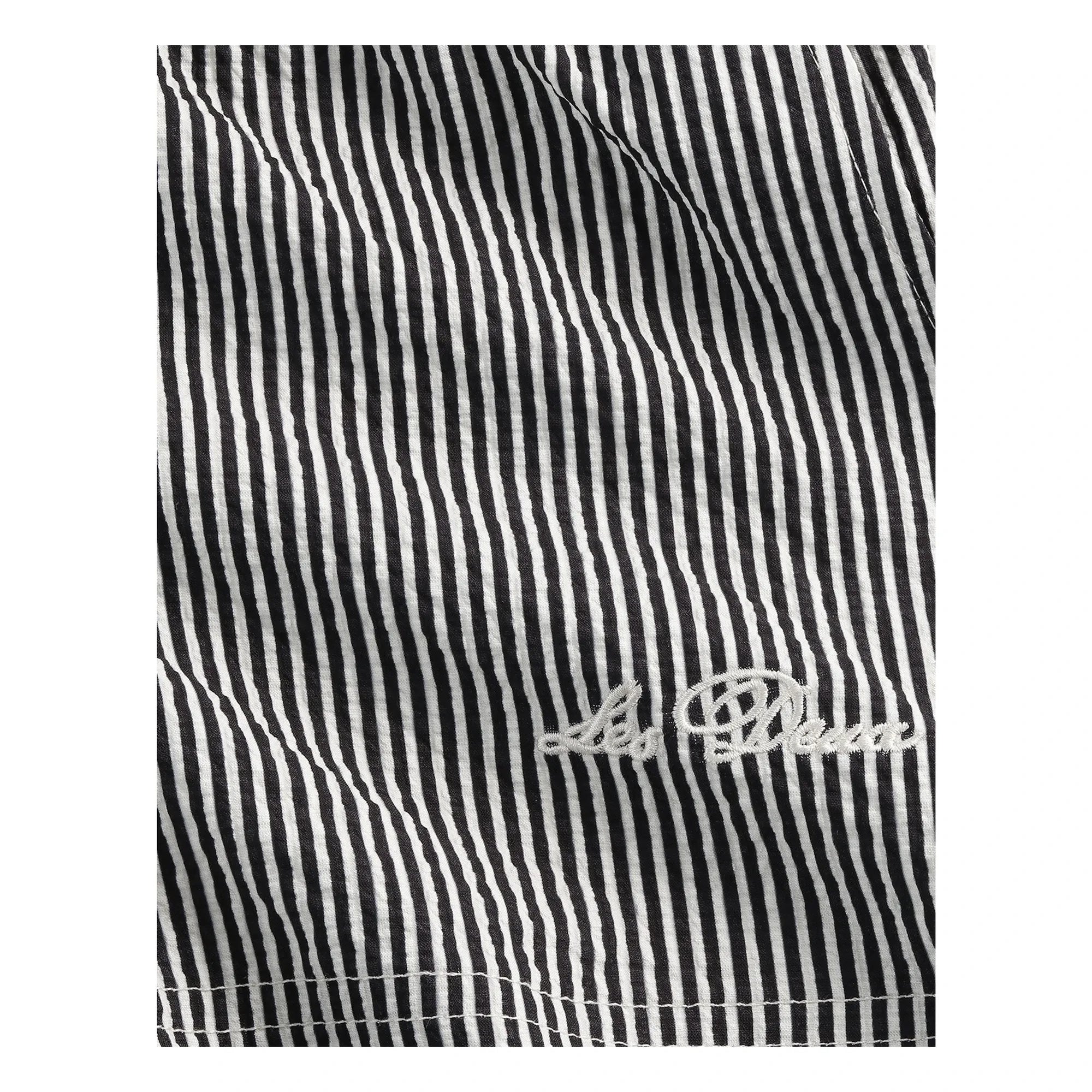 Les Deux - Stan Striped Swimsuit Shorts | Black