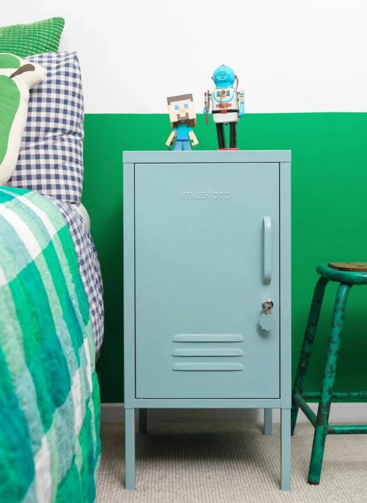 Mustard Made - Short Metal Nightstand | Ocean