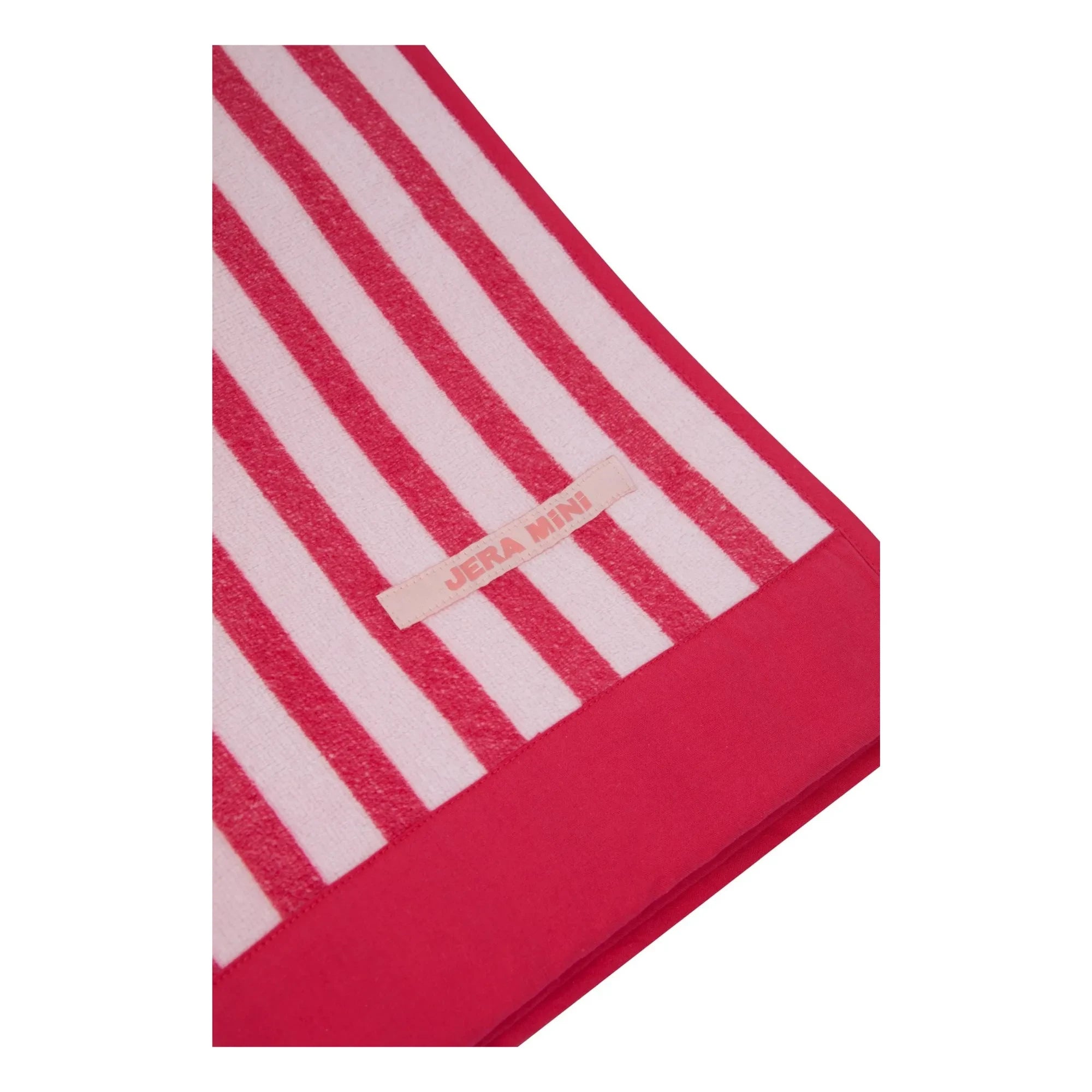 Jera Mini - Striped Towel Beach Towel | Pink