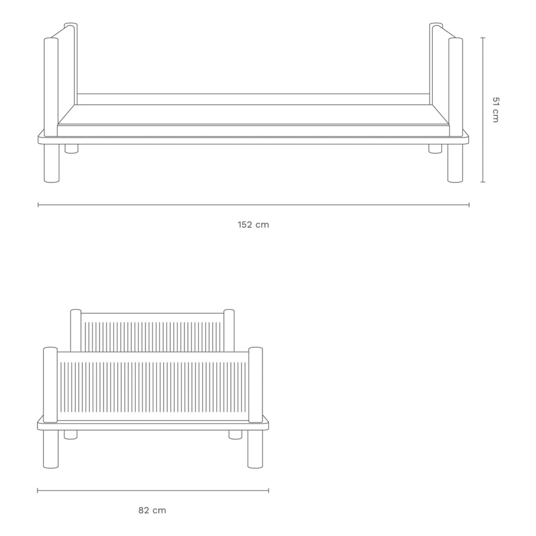 Nobodinoz - Latitude 70x140 Convertible Crib and Junior Bed Extension | Oak