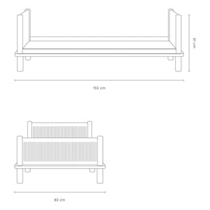 Nobodinoz - Latitude 70x140 Convertible Crib and Junior Bed Extension | Oak