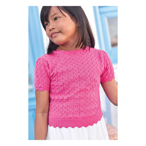 Toast & Chocolate - Tişört Knit Festoon | Pembe