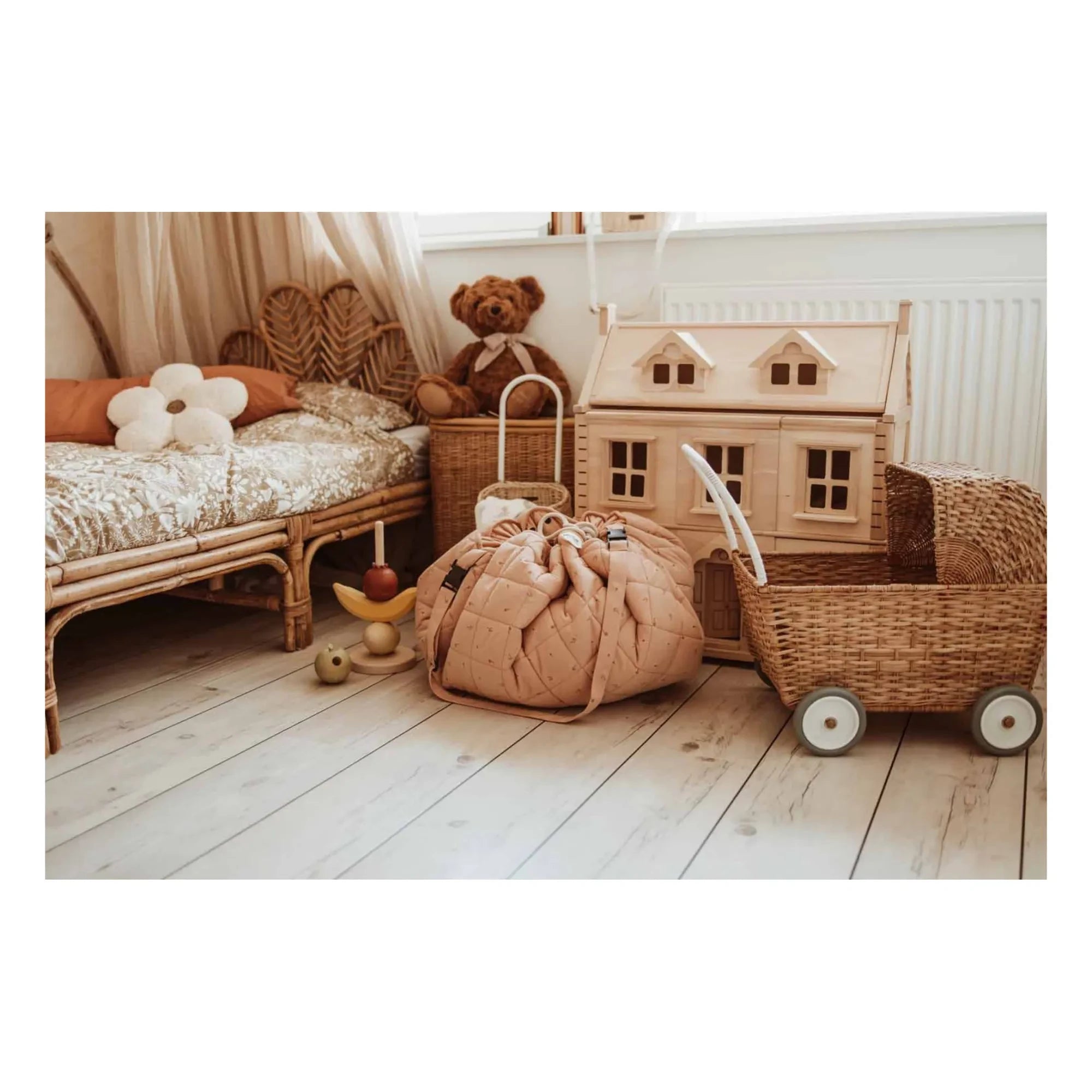 Play and Go - Noomad Bag / Rug - Floral Pattern