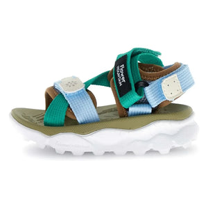 Flower Mountain - Nazca 2 Junior Sandals | Blue Green