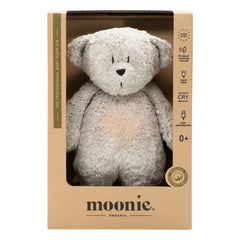 Moonie - Musical Night Light Bear | Gray