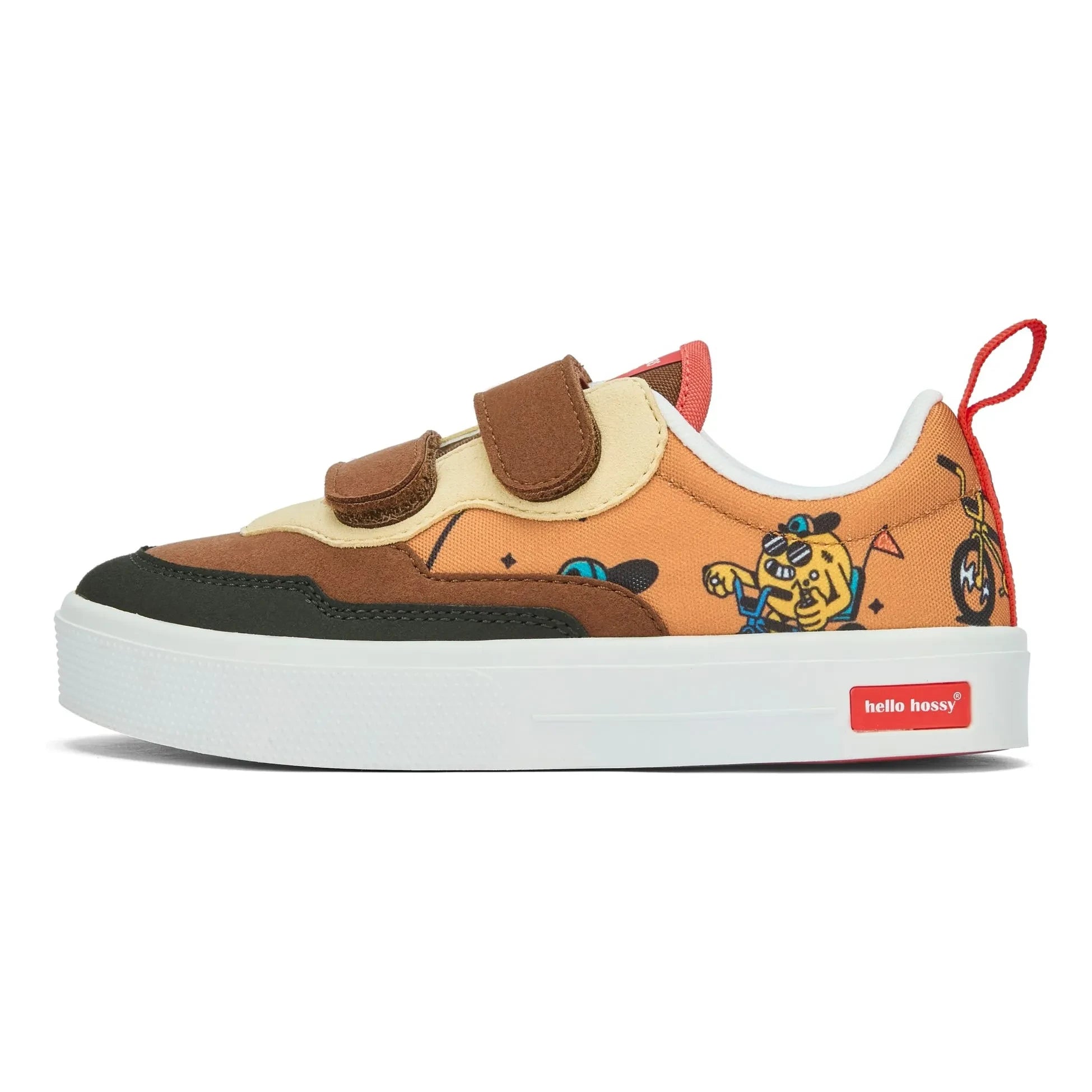 Hello Hossy - Mascots Ride Cartoon Sneakers | Brown