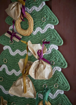 Bloomingville - Douglas cotton advent calendar | Green