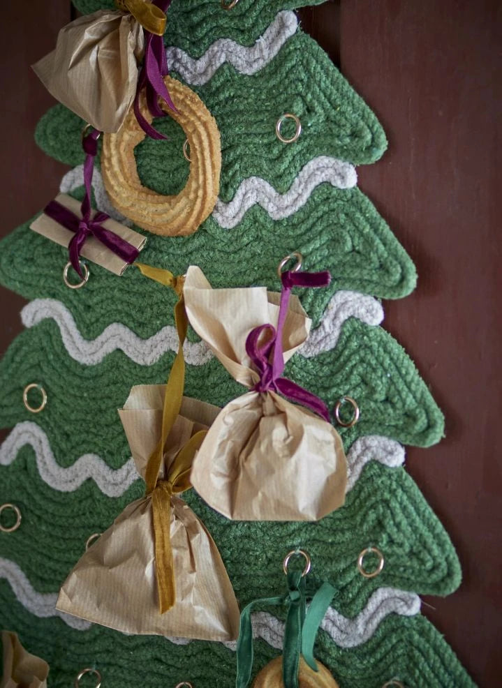 Bloomingville - Douglas cotton advent calendar | Green