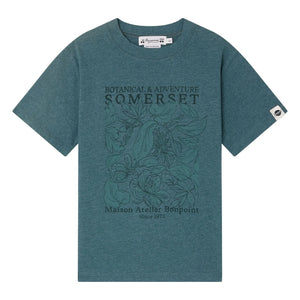 Bonpoint - Thibald Organic Cotton T-Shirt | Peacock Blue