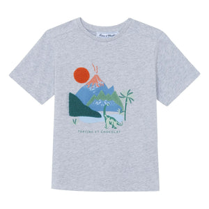 Tartine et Chocolat - Chiné Volcan T-shirt | Grey