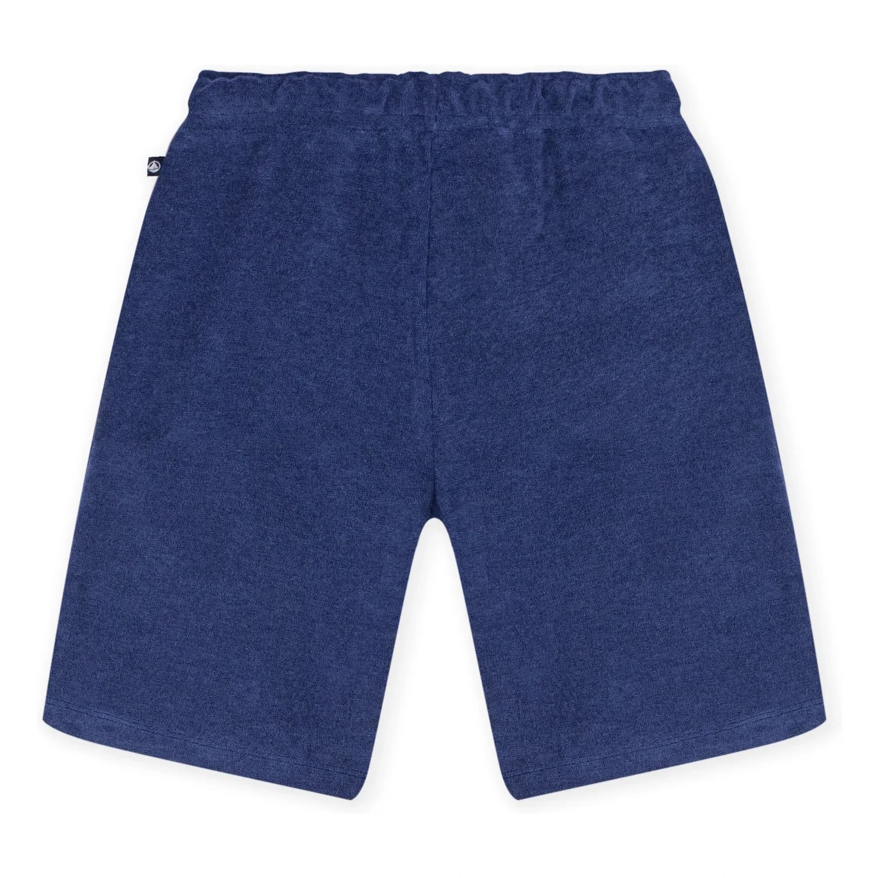 Petit Bateau - Solid Sponge Bermuda Shorts | Navy
