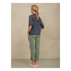 M.A.B.E. - Bee Cotton Blouse | Indigo