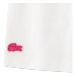 Lacoste - Organic Cotton Logo Tulle Skirt | Off White