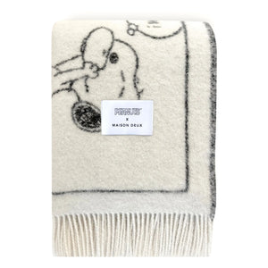 Maison Deux - Peanuts Scarf | Black